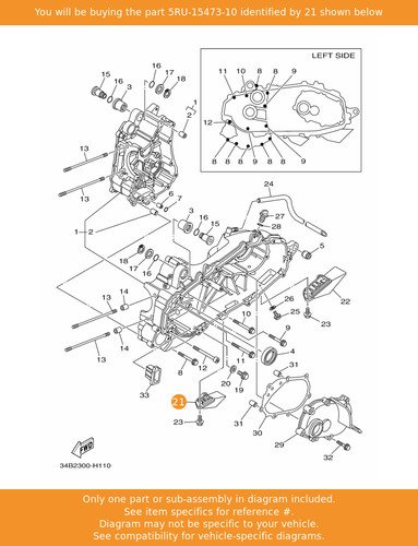 Yamaha duct air 5ru - duct,, 5ru-15473-10