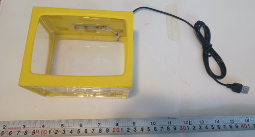 Small aquarium with led lamp - small,