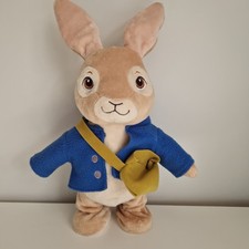 Plush Peter Rabbit Talking Laughing and Hopping Moving Ears Beatrix Potter 