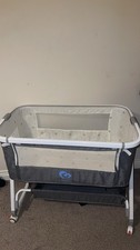 Grey Bella Baby Bedside