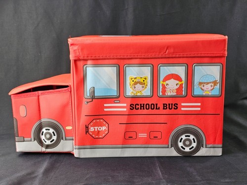Red school bus shaped kids - school, toy