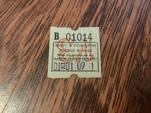 Watt peniston bus company - &,