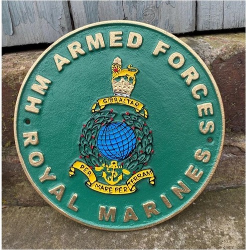 Cast iron royal marines - cast,