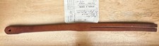 Scottish teacher's  24" belt from John J. Dick , Lochgelly with  receipt 