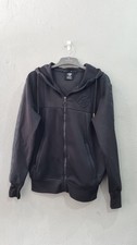 Mens Crosshatch Zip Up Hoodie Size S