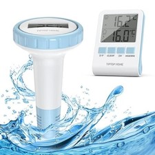 Floating Digital Pool Thermometer LCD Wireless Water Temp Sensor for Spa Hot Tub