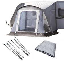 Sunncamp Swift Copia 260 Caravan Porch Awning, Groundsheet & Rear Pad Poles