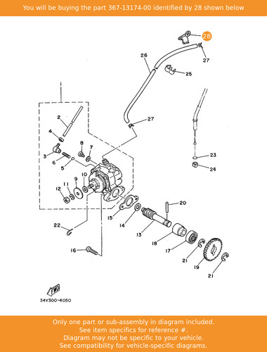 Yamaha holder oil pipe - holder,,