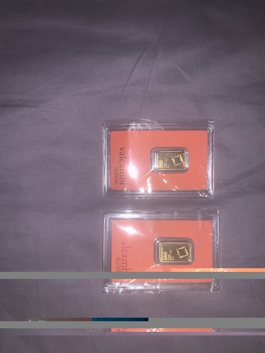 Two gold bars 99 - two, 5g