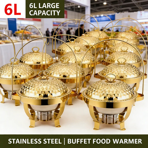 Gold stainless steel - 6l,