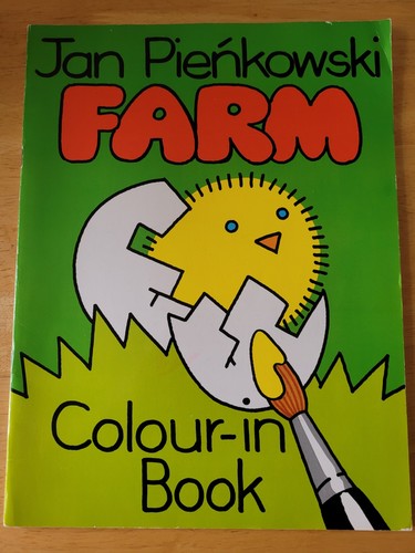Vintage farm colour book - colour,