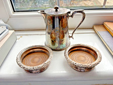 Antique Silver Plated Hot