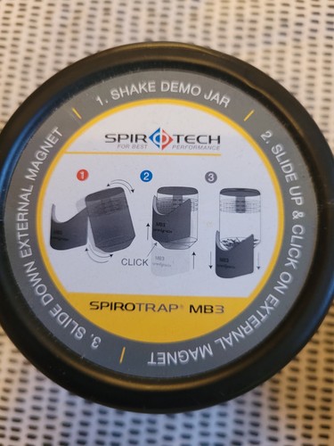 Magnetic filter demo - filter, jar