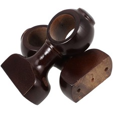 2 Pcs Wooden Curtain Rod