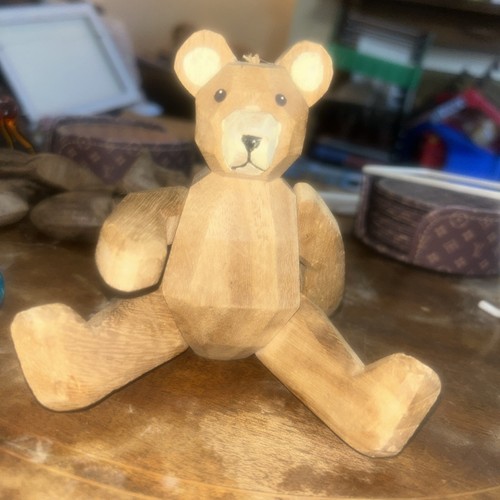 Vintage hand carved wooden - vintage,