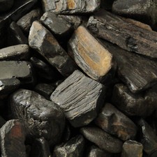 Rough whitby jet specimens - jet,