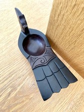 1950s Hornbill Rhinoceros Bird Hand Carved Wooden Bowl