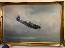 Oil Painting RAF Supermarine