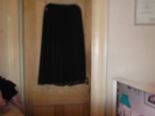 Vintage M & S Black Semi Sheer