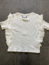 Zara Ladies White Short Sleeve Top. Brand New.