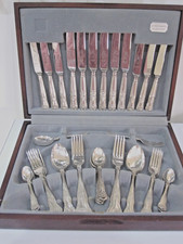 VINTAGE,FIRTH & BREARLEY 50  Piece CANTEEN   KINGS Cutlery  SILVER PLATED,UNUSED