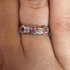 Pink Sapphire And Diamond