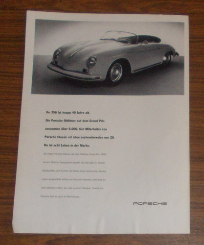 Rare advertising porsche - rare,