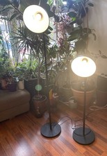 2 of this SKURUP floor uplighter Black Lamp IKEA 