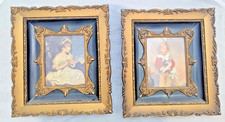 VTG Pair Ornate Framed French