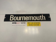 Bournemouth - Plymouth Dartmouth Devon 267 Bus Destination Blind 31” Gift