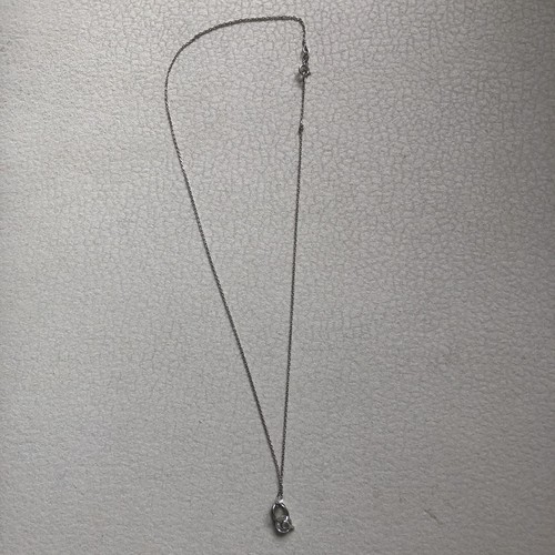 9ct white gold - gold, chain