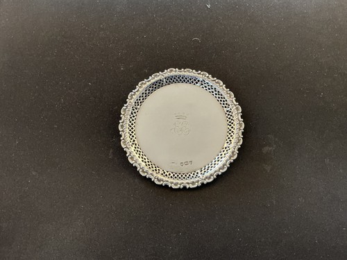 Solid silver victorian pin - solid,
