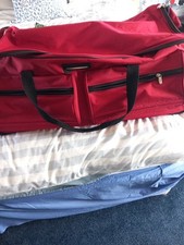 Jeep Suitcase Trolly Wheel Suit Case Long. Red.