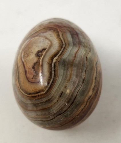 Marble polished stone egg - stone,