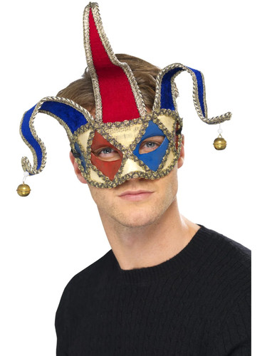Mens masquerade ball jester - mens,