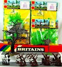 Various 1:32 BRITAINS OAK SILVER BIRCH WILLOW DIORAMA DISPLAY TREES Mix Lot