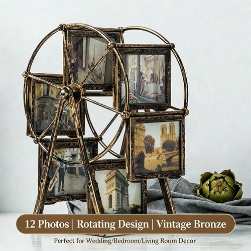 Vintage rotating ferris wheel - vintage,