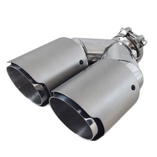 Twin Exhaust Tip Trim Pipe