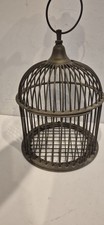 Vintage brass dome bird - brass,