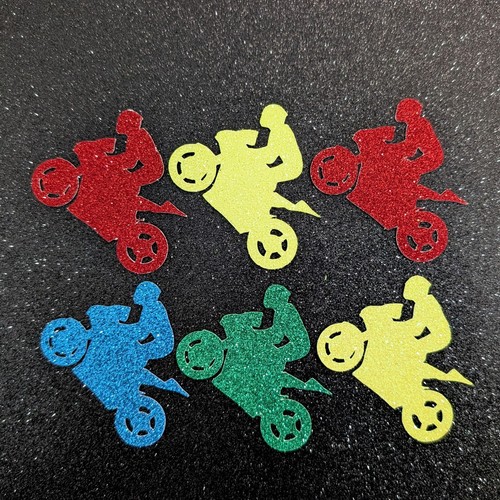 Motorbike cupcake toppers - motorbike,