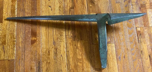 Antique blowhorn stake - antique,