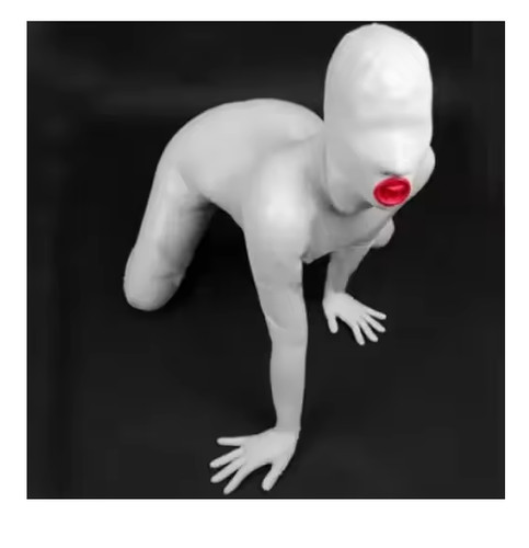 Unisex white latex rubber - unisex,