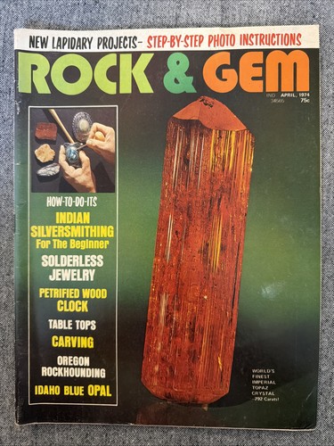 Vintage rock gem magazine - rock,
