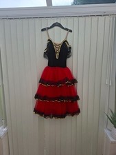 Romantic ballet dress, red