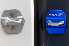 Door Lock Covers For Nissan 350z - BLUE SET - Rust Prevention - Personalisation