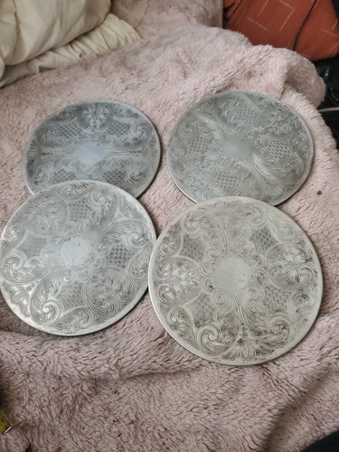 Vintage silver plate - plate, place