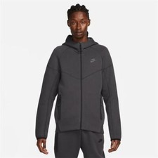 Nike Men's Sportswear Tech Fleece Hoodie Jacket Anthracite Small RRP £110
