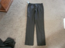 BNWT boys BHS black skinny fit adjustable waist school trousers age 15