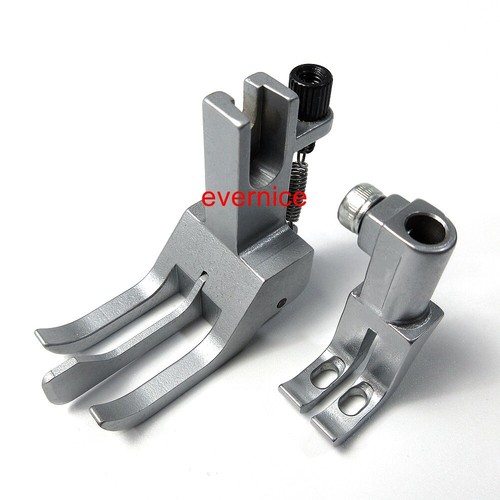 Double needle feet with center