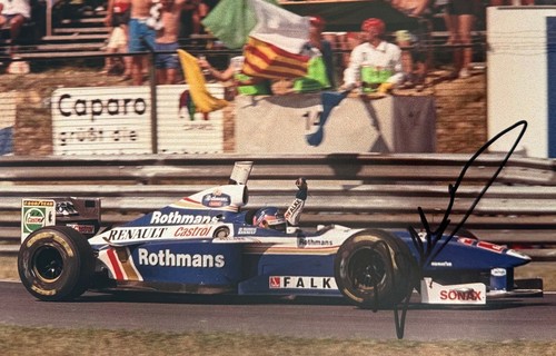 Jacques villeneuve hand signed - jacques,